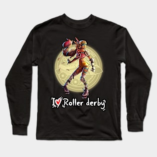 I Love Roller Derby Long Sleeve T-Shirt